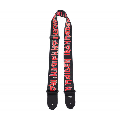 Perri's LPCP-1380 - Ремень для гитары, Серия: Licensed Straps, Материал: полиэстер, Рисунок: лого Iron Maiden, Ширина ремня: 5 см, Длина: 99 - 147 см