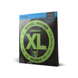 Струны для 5 струнной бас-гитары D'ADDARIO EXL165 5