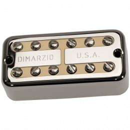 DiMarzio DP294FNCR PAF'TRON BRIDGE - звукосниматель для электрогитары, хамбакер, Алнико 5, 255 мВ, 9,13 кОм, никель/кремовый