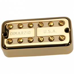 DiMarzio DP294FGCR PAF'TRON BRIDGE - звукосниматель для электрогитары, хамбакер, Алнико 5, 255 мВ, 9,13 кОм, золото/кремовый