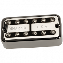 DiMarzio DP294FNBK PAF'TRON BRIDGE - звукосниматель для электрогитары, хамбакер, Алнико 5, 255 мВ, 9,13 кОм, никель/чёрный