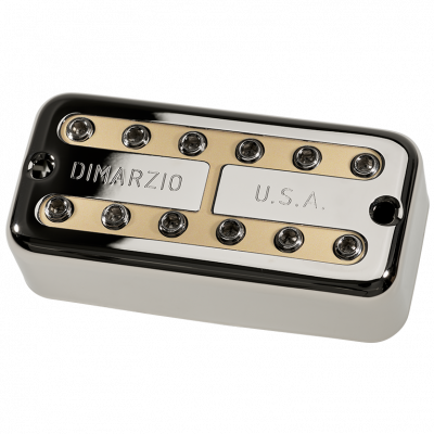 DiMarzio DP297FNCR SUPER DISTOR'TRON - звукосниматель для электрогитары, хамбакер, керамика, 410 мВ, 14,62 кОм, никель/кремовый